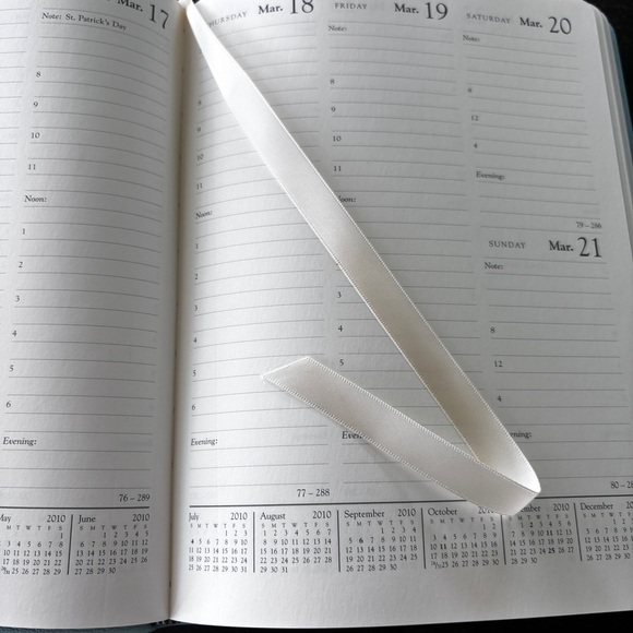 Tiffany & Co. Blue 2010 planner with box never used nostalgia luxury - Picture 5 of 11